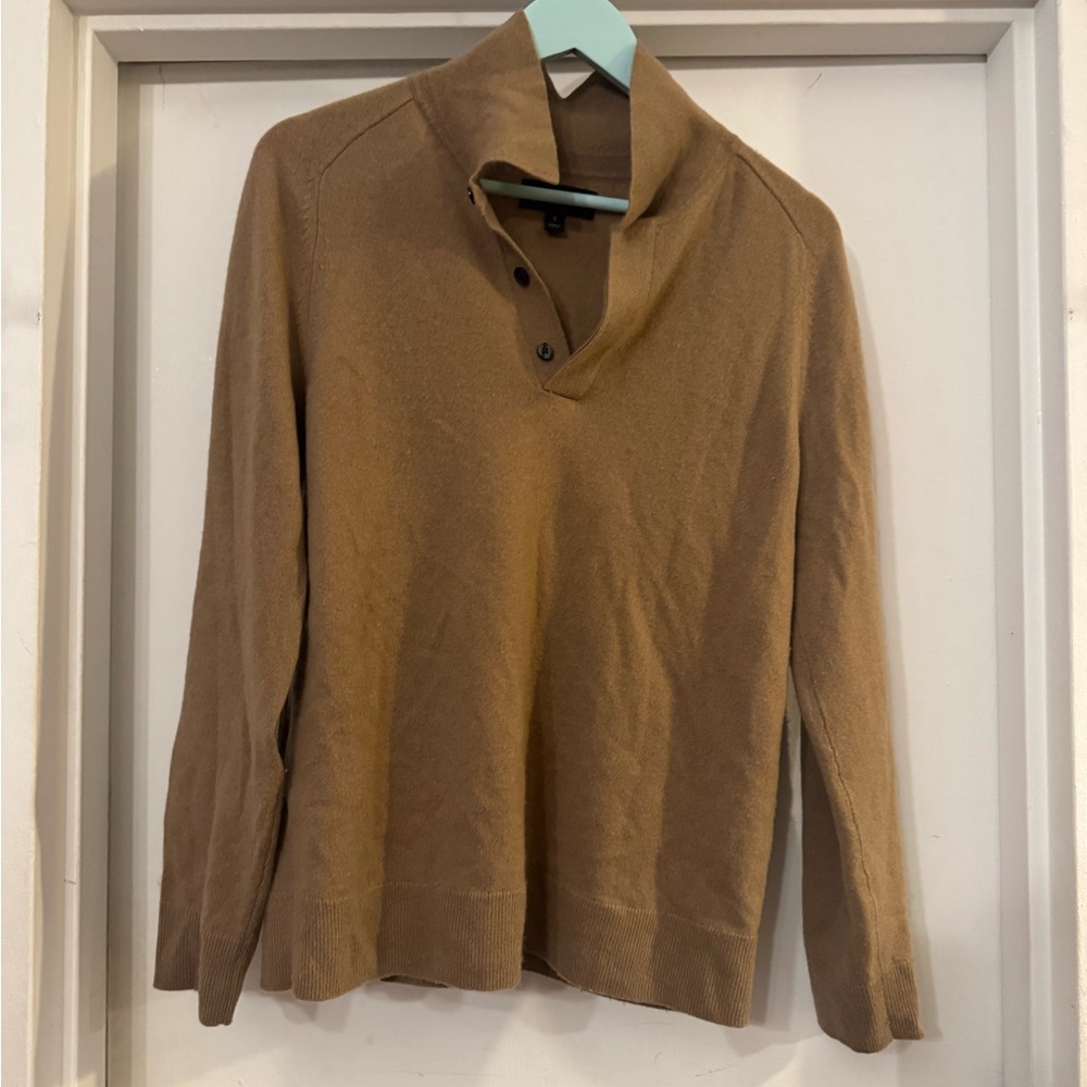 Banana Republic Viaggio Cashmere Sweater Polo - S - Picture 2 of 7